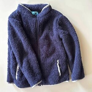 Cozy Navy Fleece Kids Jacket by London Fog